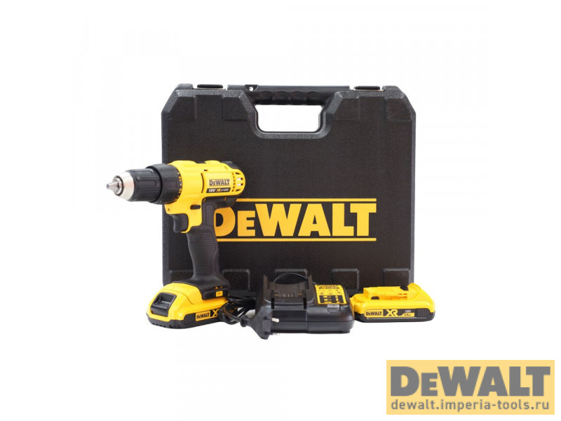 Аккумуляторная безударная дрель-шуруповерт DeWALT DCD771D2, 18 В, XR Аккумуляторная безударная дрель-шуруповерт DeWALT DCD771D2, 18 В, XR