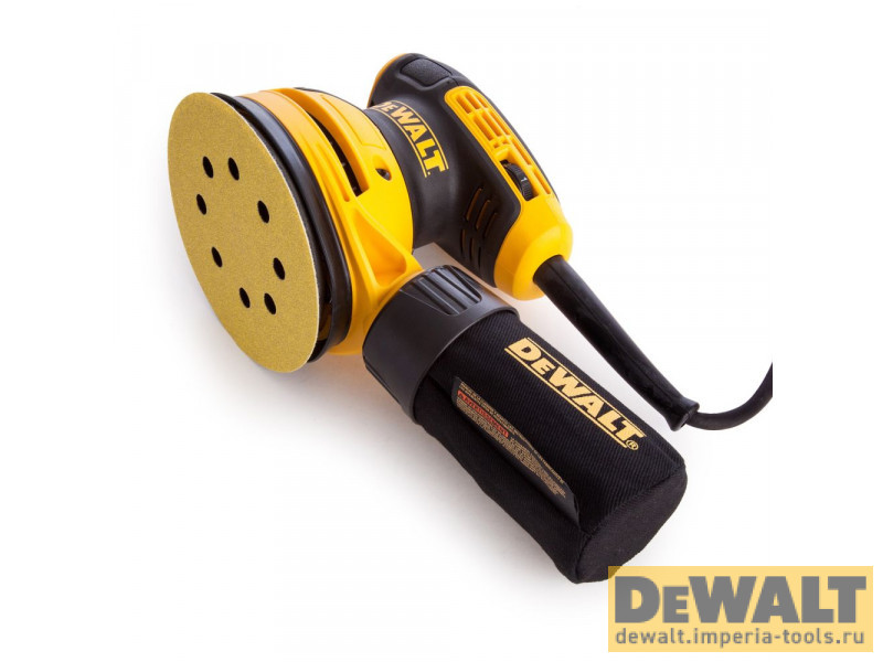 Эксцентриковая шлифмашина DeWALT DWE6423, 280 Вт, 125 мм