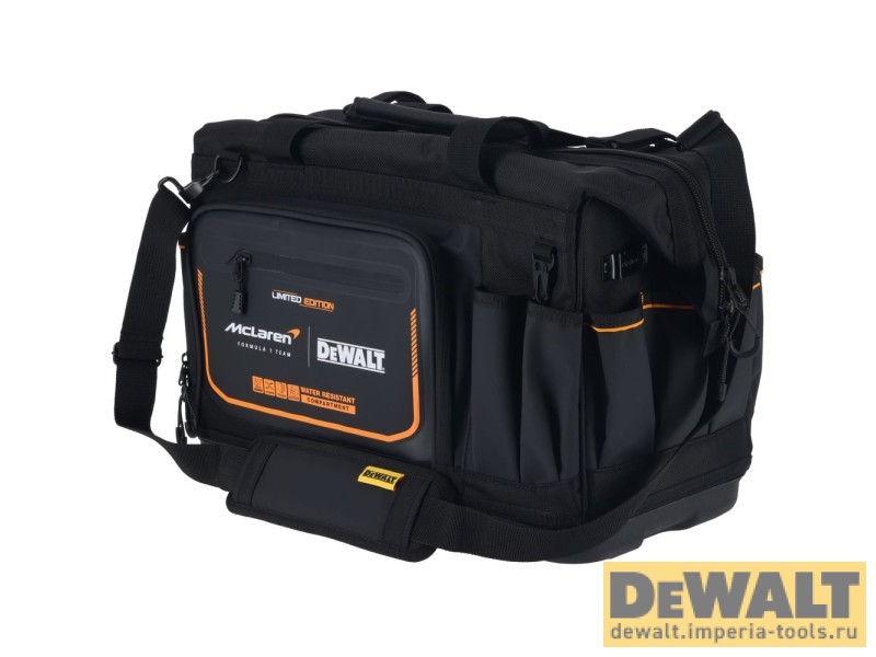 Сумка DeWALT McLaren Limited Edition DWST60104-9, с наплечным ремнем, 48.8 л