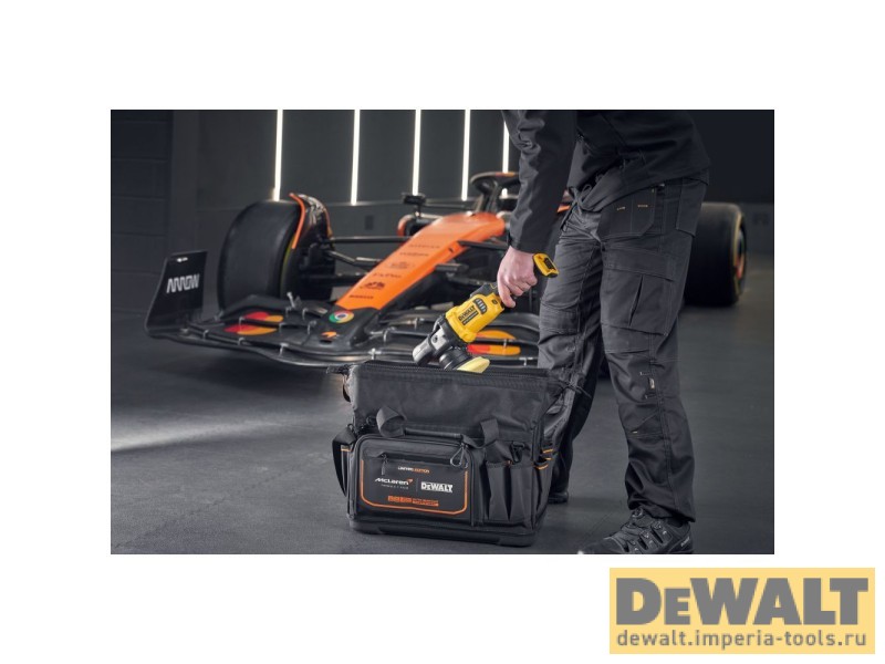 Сумка DeWALT McLaren Limited Edition DWST60104-9, с наплечным ремнем, 48.8 л