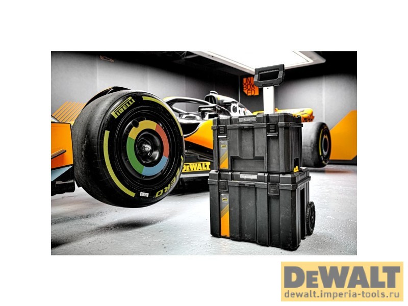 Комплект ящиков для инструмента DeWALT TSTAK McLaren Limited Edition DWST60452-1, 3 шт.