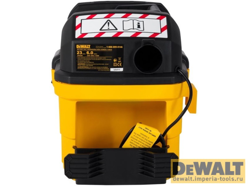 Строительный пылесос DeWALT DXV23G, 1100 Вт, 23 л