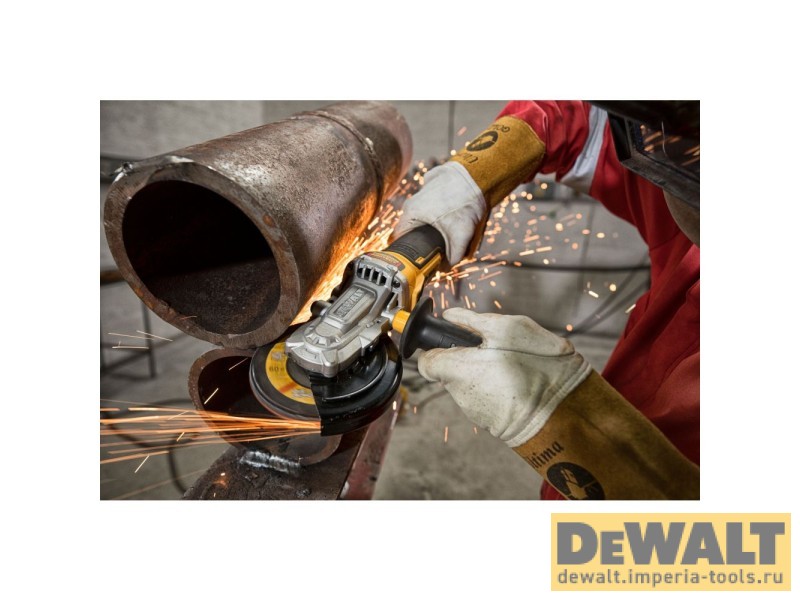 Аккумуляторная угловая шлифмашина DEWALT DCG413FB, 20 В, 125 мм, 9000 об/мин, без АКБ и ЗУ