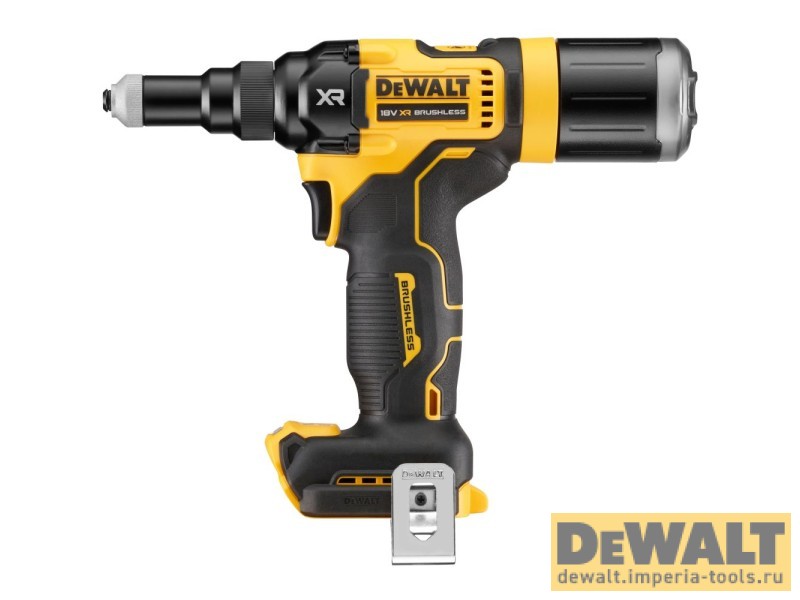 Аккумуляторный заклепочный пистолет DEWALT DCF403D2GT, 18 В, с 2 АКБ Ач и ЗУ, в кейсе TSTAK (DCF403D2GT-QW)