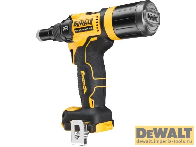 Аккумуляторный заклепочный пистолет DEWALT DCF403D2GT, 18 В, с 2 АКБ Ач и ЗУ, в кейсе TSTAK (DCF403D2GT-QW)