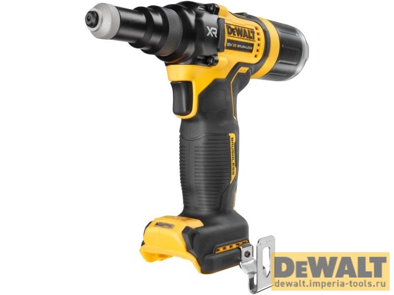 Аккумуляторный заклепочный пистолет DEWALT DCF403D2GT, 18 В, с 2 АКБ Ач и ЗУ, в кейсе TSTAK (DCF403D2GT-QW)