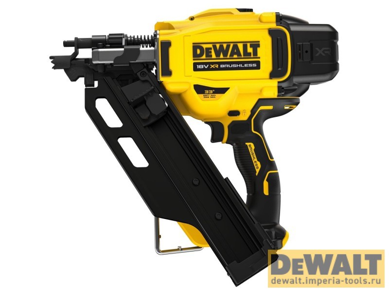 Аккумуляторный гвоздезабивной пистолет DEWALT DCN930P2, 18 В, с 2 АКБ 5 Ач и ЗУ, в кейсе