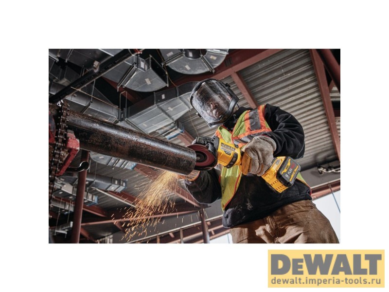 Аккумуляторная угловая шлифмашина DEWALT DCG418B, 60 В, 150 мм, 9000 об/мин, без АКБ и ЗУ (DCG418B-XJ)