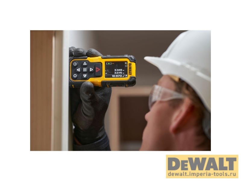 Лазерный дальномер DEWALT DWHT78200, со встроенной АКБ, 3.7 В, 60 м