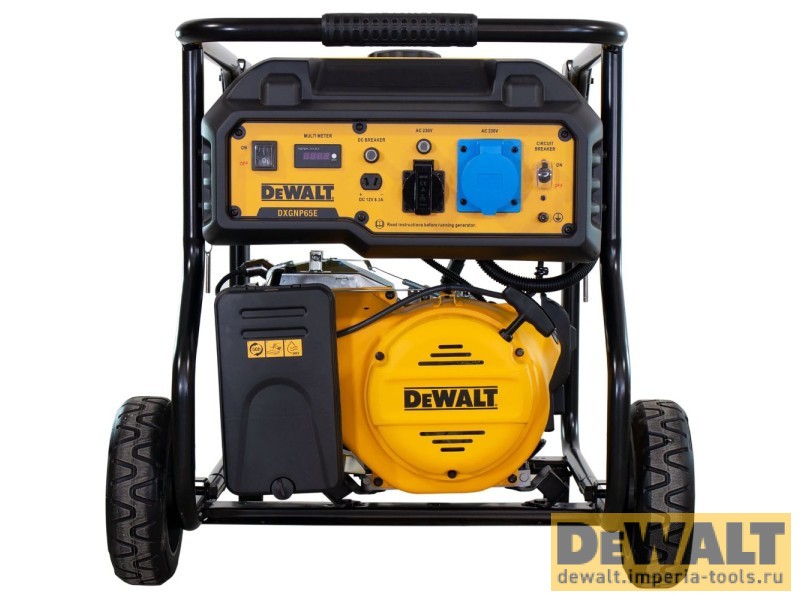 Бензиновый инверторный генератор DEWALT DXGNP65E, 6 кВт