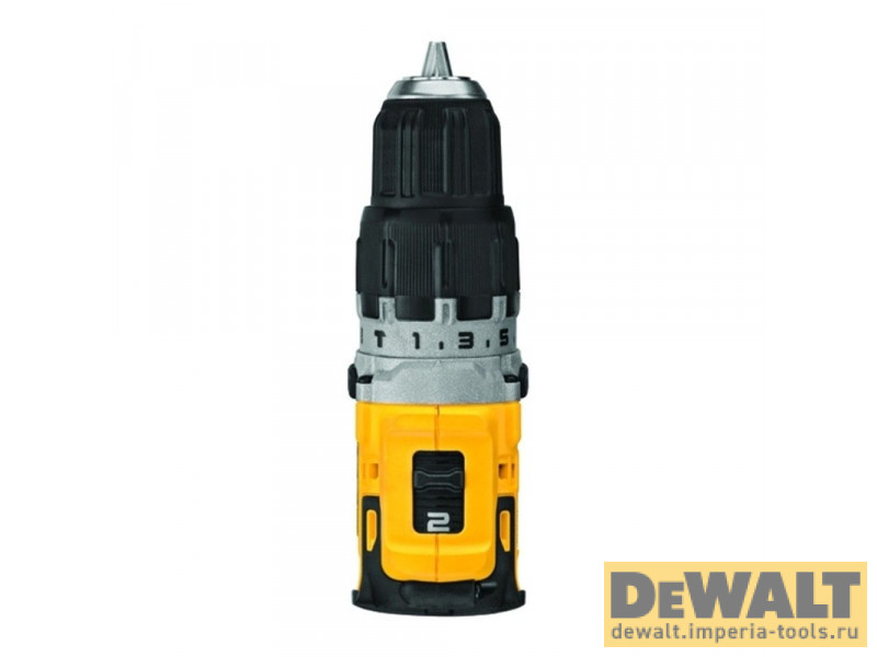 Ударная бесщеточная дрель-шуруповерт DeWALT, 250 Вт, 10.8 (12) В, 57.5 Нм, 1500 об/мин, 25500 уд/мин, DCD706D2,