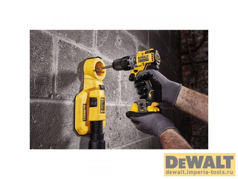 Ударная бесщеточная дрель-шуруповерт DeWALT, 250 Вт, 10.8 (12) В, 57.5 Нм, 1500 об/мин, 25500 уд/мин, DCD706D2,