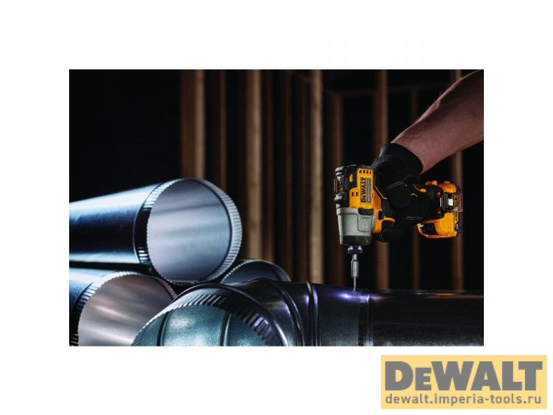 Компактный импульсный бесщеточный шуруповерт 10.8 (12) В DeWALT DCF801D2