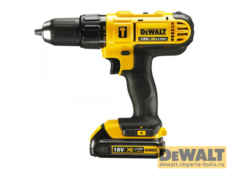 Аккумуляторная ударная Дрель-шуруповерт DeWALT DCD776S2, 300 Вт, 18 В, XR