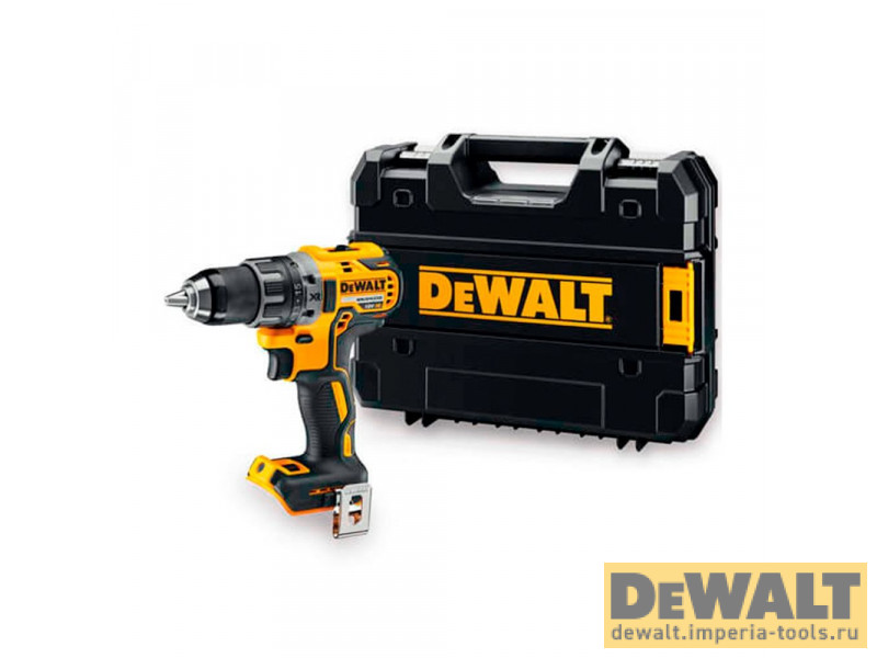 Аккумуляторная безударная бесщеточная дрель-шуруповерт DeWALT DCD791NT, 18 В без аккумулятора и ЗУ Аккумуляторная безударная бесщеточная дрель-шуруповерт DeWALT DCD791NT, 18 В без аккумулятора и ЗУ