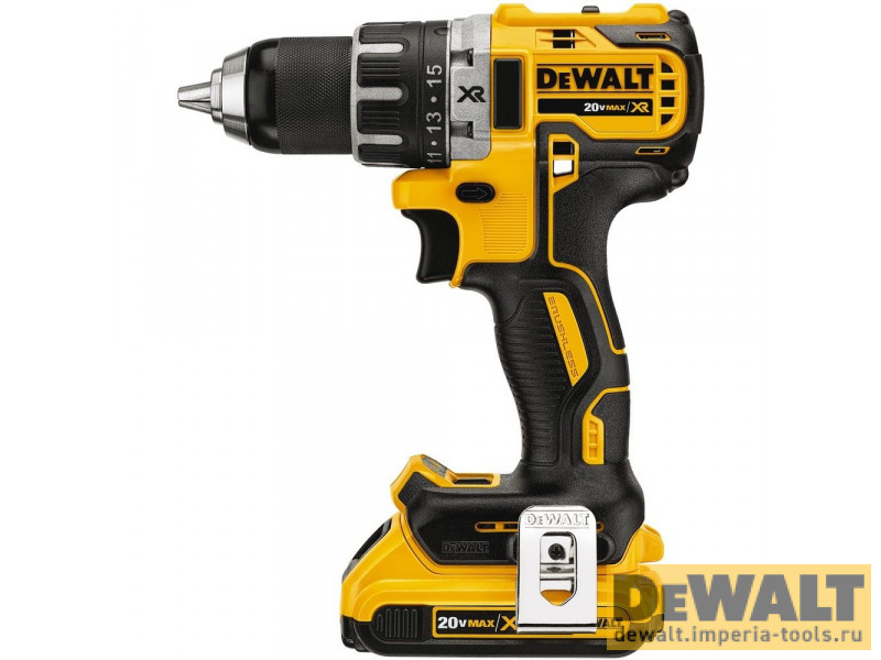 Аккумуляторная безударная бесщеточная дрель-шуруповерт DeWALT DCD791D2, 18 В