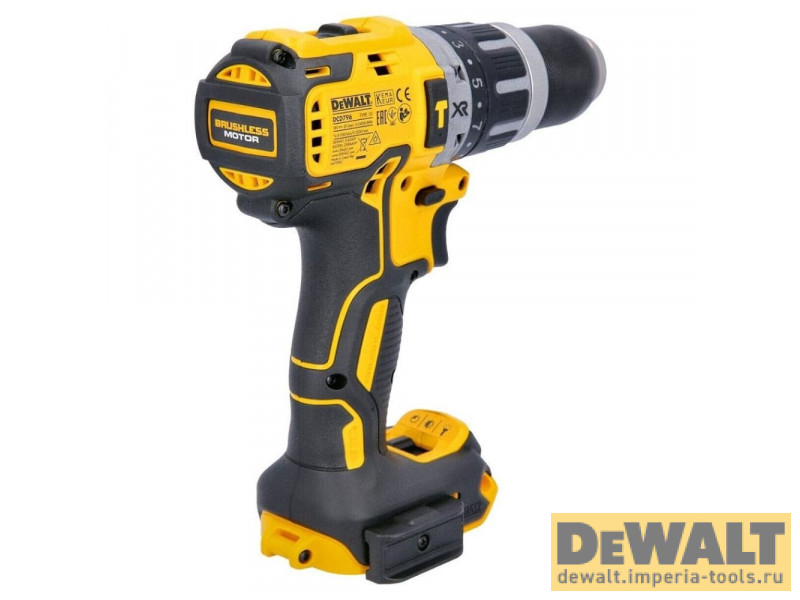 Аккумуляторная бесщеточная ударная дрель-шуруповерт DeWALT, 18 В, 2000 об/мин, 34000 уд/мин, без АКБ и ЗУ, в кейсе TSTAK, DCD796NT Аккумуляторная бесщеточная ударная дрель-шуруповерт DeWALT, 18 В, 2000 об/мин, 34000 уд/мин, без АКБ и ЗУ, в кейсе TSTAK, DCD796NT