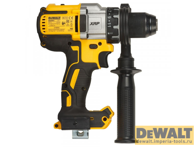 Аккумуляторная бесщеточная дрель-шуруповерт DeWALT, 18 В, 2000 об/мин, без АКБ и ЗУ в кейсе, DCD991NT Аккумуляторная бесщеточная дрель-шуруповерт DeWALT, 18 В, 2000 об/мин, без АКБ и ЗУ в кейсе, DCD991NT