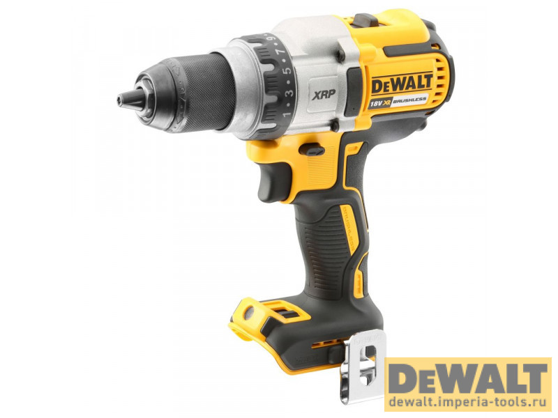 Аккумуляторная бесщеточная дрель-шуруповерт DeWALT, 18 В, 2000 об/мин, без АКБ и ЗУ в кейсе, DCD991NT Аккумуляторная бесщеточная дрель-шуруповерт DeWALT, 18 В, 2000 об/мин, без АКБ и ЗУ в кейсе, DCD991NT
