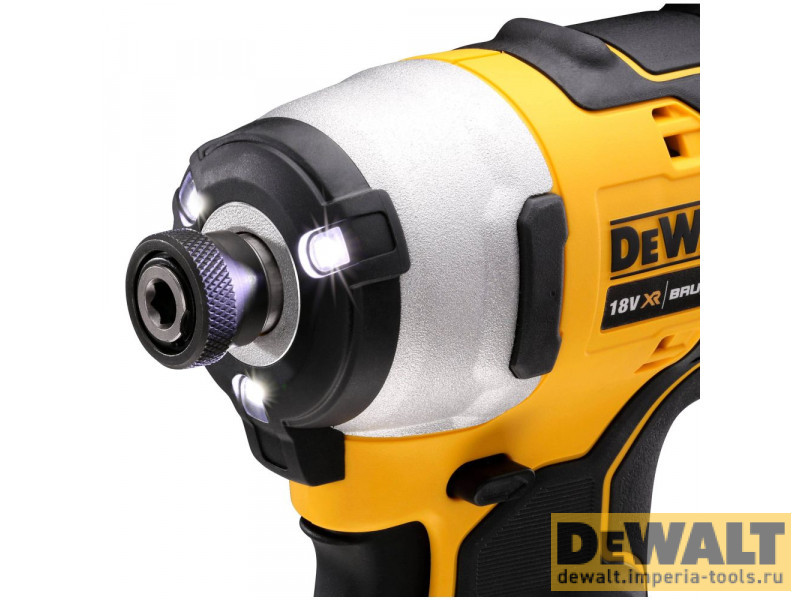 Аккумуляторный бесщеточный шуруповерт DeWALT, 18 В, 190 Нм, 2800 об/мин, 3200 уд/мин, с 2 АКБ 2 Ач и ЗУ, в кейсе TSTAK, DCF809D2T