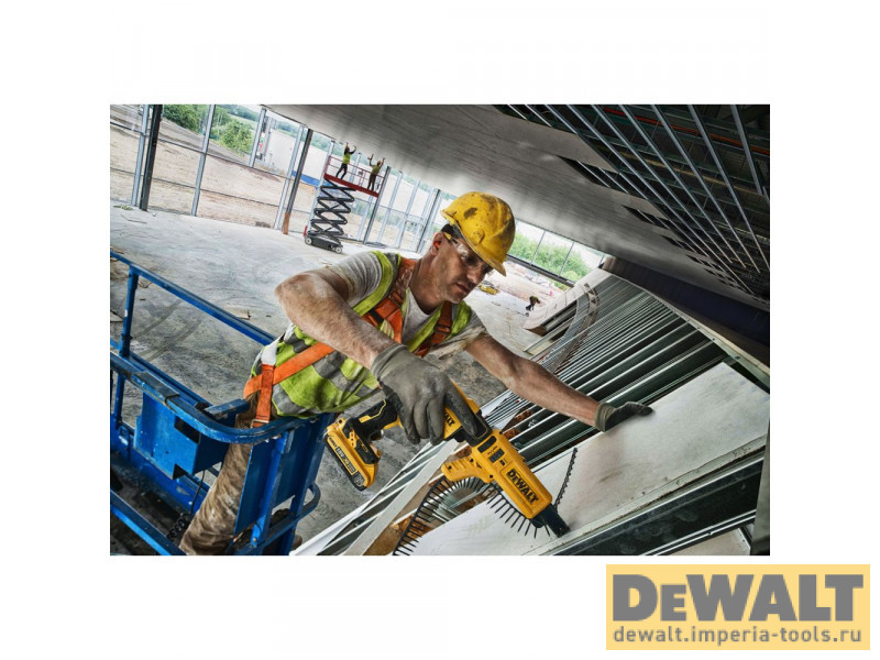 Шуруповерт аккумуляторный для гипсокартона, ленточный, DeWALT DCF620D2K, 18 В, 4400 об/мин