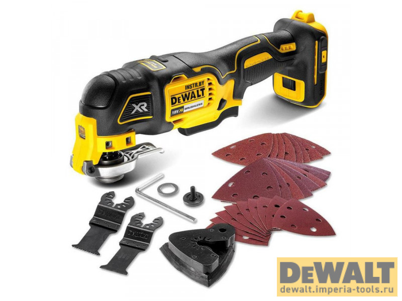 Аккумуляторный многофункциональный инструмент DeWALT, 18 В, 20000 кол/мин, без АКБ и ЗУ, DCS356N Аккумуляторный многофункциональный инструмент DeWALT, 18 В, 20000 кол/мин, без АКБ и ЗУ, DCS356N