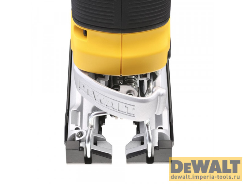 Аккумуляторный бесщёточный лобзик с верхней рукояткой DeWALT DCS334N, 18 В, XR, 400 Вт, без аккумулятора и ЗУ Аккумуляторный бесщёточный лобзик с верхней рукояткой DeWALT DCS334N, 18 В, XR, 400 Вт, без аккумулятора и ЗУ