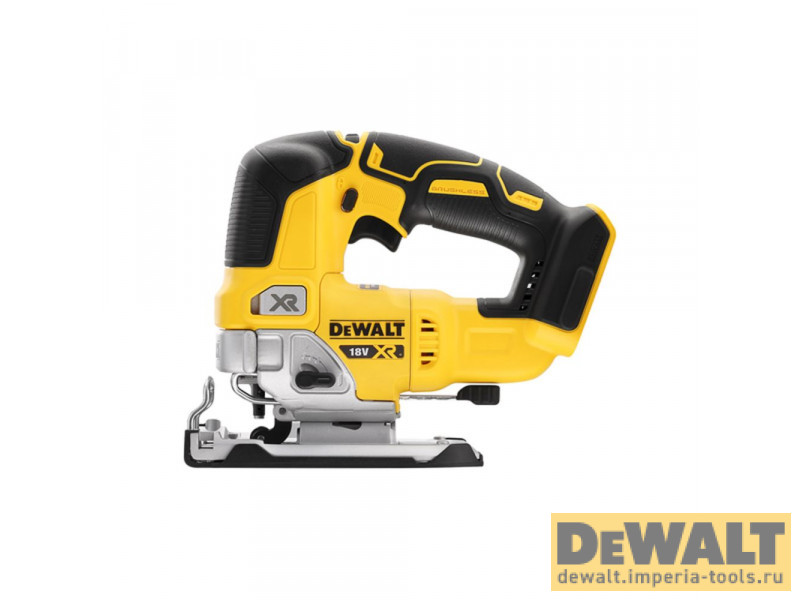 Аккумуляторный бесщёточный лобзик с верхней рукояткой DeWALT DCS334N, 18 В, XR, 400 Вт, без аккумулятора и ЗУ Аккумуляторный бесщёточный лобзик с верхней рукояткой DeWALT DCS334N, 18 В, XR, 400 Вт, без аккумулятора и ЗУ
