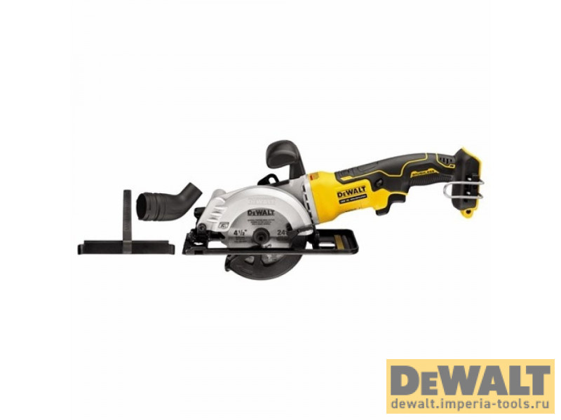 Аккумуляторная мини циркулярная (дисковая) ручная пила DeWALT DCS571N, 18 В, 115 мм Аккумуляторная мини циркулярная (дисковая) ручная пила DeWALT DCS571N, 18 В, 115 мм
