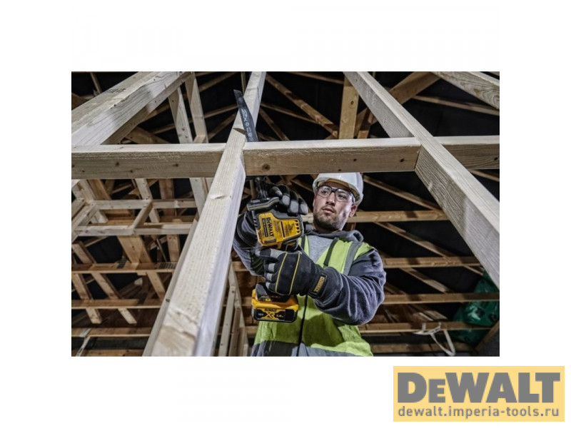 Аккумуляторная сабельная пила DeWALT DCS369N, 18В, 16мм, без АКБ и ЗУ Аккумуляторная сабельная пила DeWALT DCS369N, 18В, 16мм, без АКБ и ЗУ