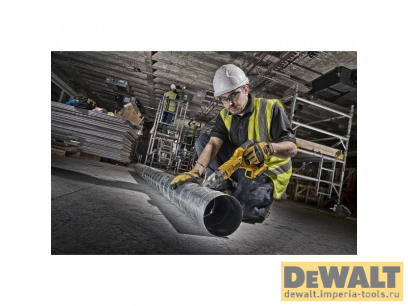 Аккумуляторные ножницы DeWALT, 18 В, по металлу, сталь до 1.3 мм, без АКБ и ЗУ, DCS491N