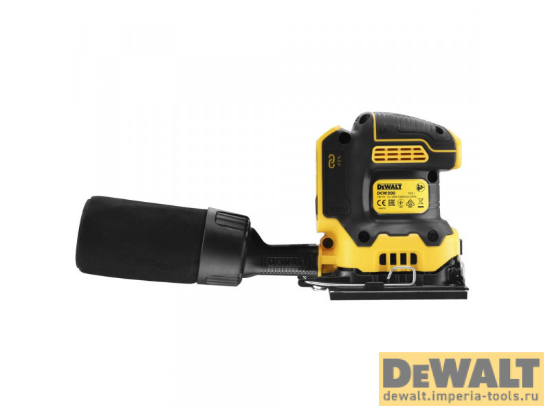 Вибрационная шлифмашина DeWALT DCW200N, 18В, без аккумулятора и зарядного устройства Вибрационная шлифмашина DeWALT DCW200N, 18В, без аккумулятора и зарядного устройства