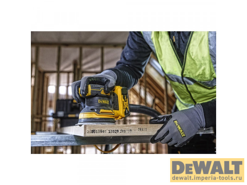 Аккумуляторная эксцентриковая орбитальная шлифмашина DeWALT DCW210N