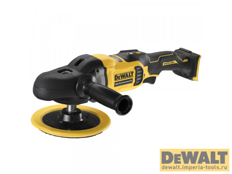 Полировальная роторная машина, 18В, DeWALT DCM849N без аккумулятора и зарядного устройства, бесщеточный, 180мм Полировальная роторная машина, 18В, DeWALT DCM849N без аккумулятора и зарядного устройства, бесщеточный, 180мм