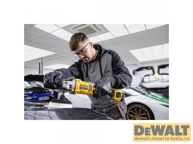 Полировальная роторная машина, 18В, DeWALT DCM849N без аккумулятора и зарядного устройства, бесщеточный, 180мм Полировальная роторная машина, 18В, DeWALT DCM849N без аккумулятора и зарядного устройства, бесщеточный, 180мм