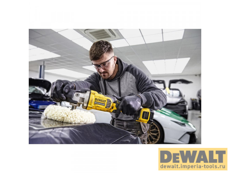 Полировальная роторная машина, 18В, DeWALT DCM849N без аккумулятора и зарядного устройства, бесщеточный, 180мм Полировальная роторная машина, 18В, DeWALT DCM849N без аккумулятора и зарядного устройства, бесщеточный, 180мм