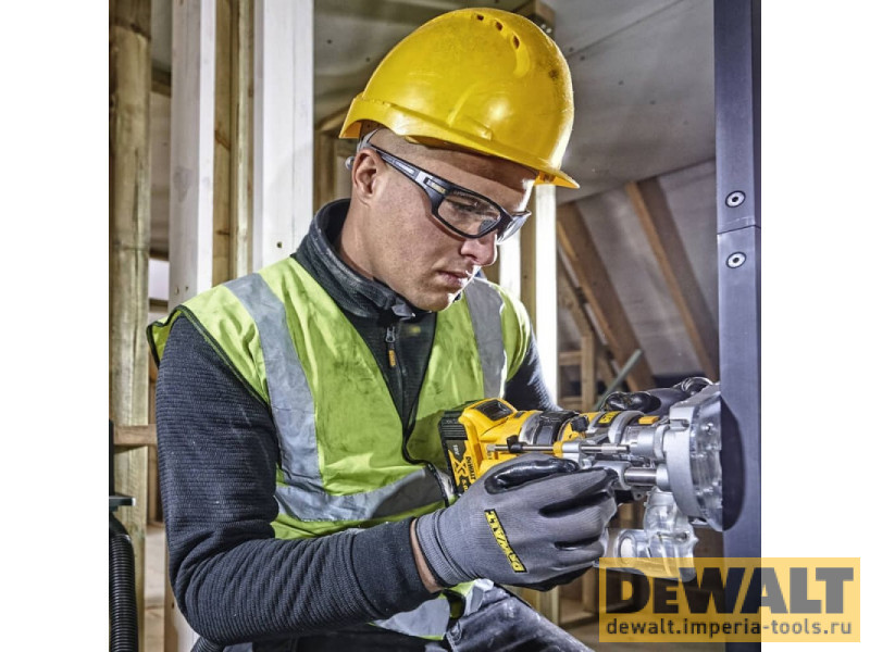 Аккумуляторный комбинированный фрезер DeWALT DCW604N Аккумуляторный комбинированный фрезер DeWALT DCW604N
