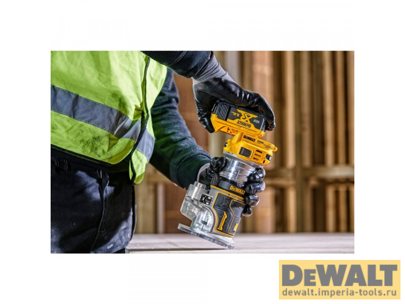 Аккумуляторный комбинированный фрезер DeWALT DCW604N Аккумуляторный комбинированный фрезер DeWALT DCW604N
