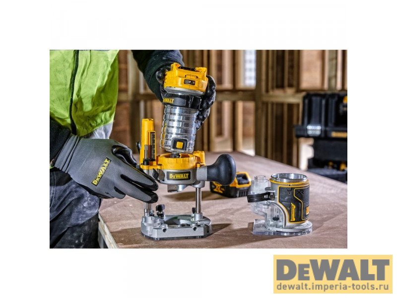 Аккумуляторный комбинированный фрезер DeWALT DCW604N Аккумуляторный комбинированный фрезер DeWALT DCW604N