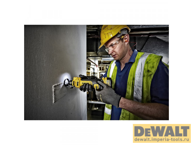 Аккумуляторный фрезер по гипсокартону DeWALT DCS551N, 18В, без аккумулятора и зарядного устройства Аккумуляторный фрезер по гипсокартону DeWALT DCS551N, 18В, без аккумулятора и зарядного устройства