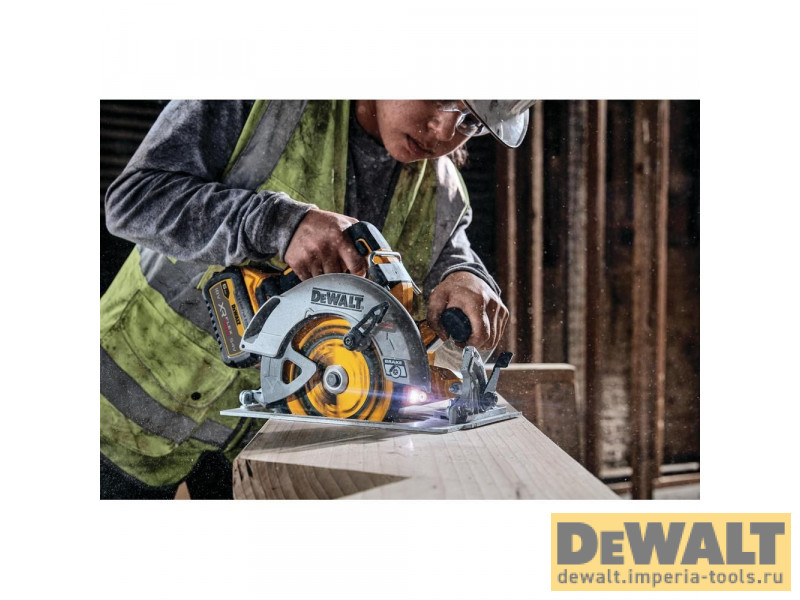 Бесщеточная дисковая пила DeWALT DCS573NT 18В, без АКБ и ЗУ Бесщеточная дисковая пила DeWALT DCS573NT 18В, без АКБ и ЗУ