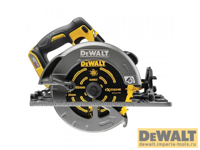 Аккумуляторная дисковая ручная пила DeWALT FlexVolt DCS579N, 54 В, XR