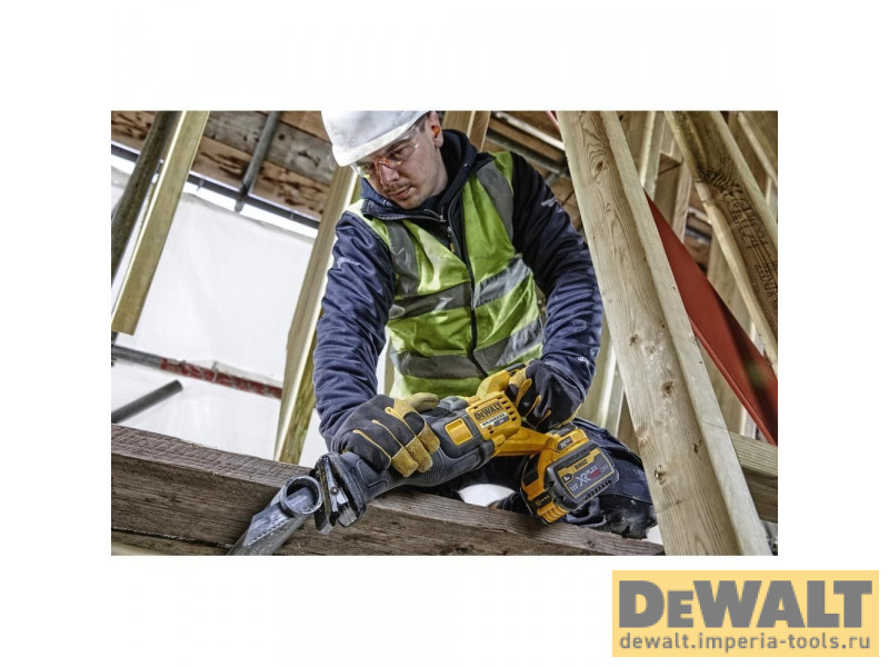 Аккумуляторная бесщеточная сабельная пила DeWALT DCS389N, 54В, без АКБ и ЗУ Аккумуляторная бесщеточная сабельная пила DeWALT DCS389N, 54В, без АКБ и ЗУ