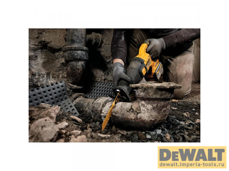 Аккумуляторная бесщеточная сабельная пила DeWALT DCS389N, 54В, без АКБ и ЗУ Аккумуляторная бесщеточная сабельная пила DeWALT DCS389N, 54В, без АКБ и ЗУ
