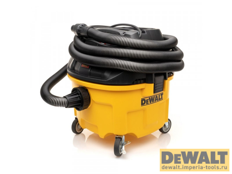 Промышленный пылесос для сухой и влажной уборки класса DeWALT DWV901L, L, 1400 Вт Промышленный пылесос для сухой и влажной уборки класса DeWALT DWV901L, L, 1400 Вт