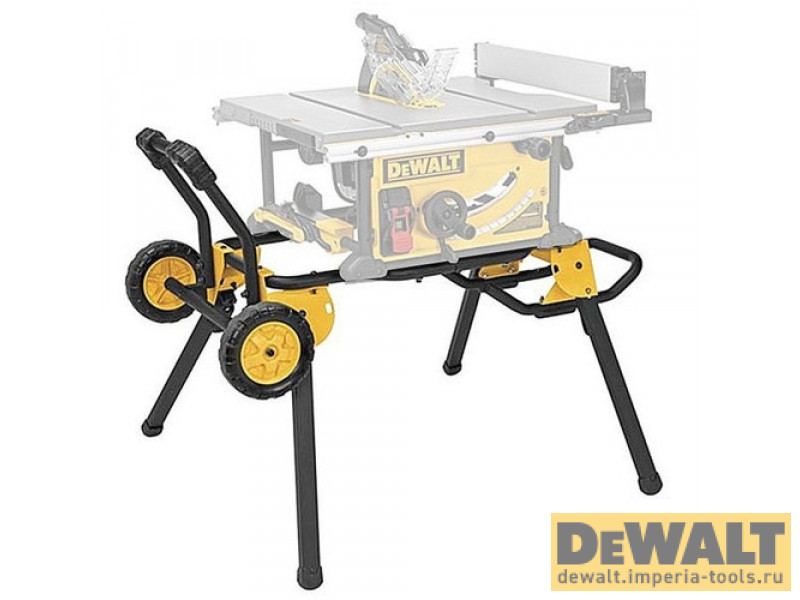 Подставка DeWALT DWE74911, для настольных пил с транспортировочными роликами Подставка DeWALT DWE74911, для настольных пил с транспортировочными роликами