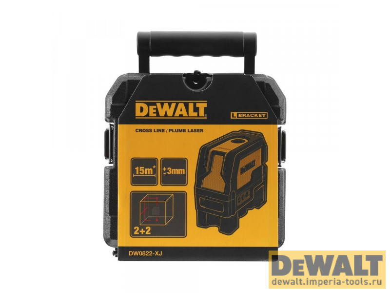 Самовыравнивающийся линейный КРАСНЫЙ лазерный уровень DeWALT DW0822