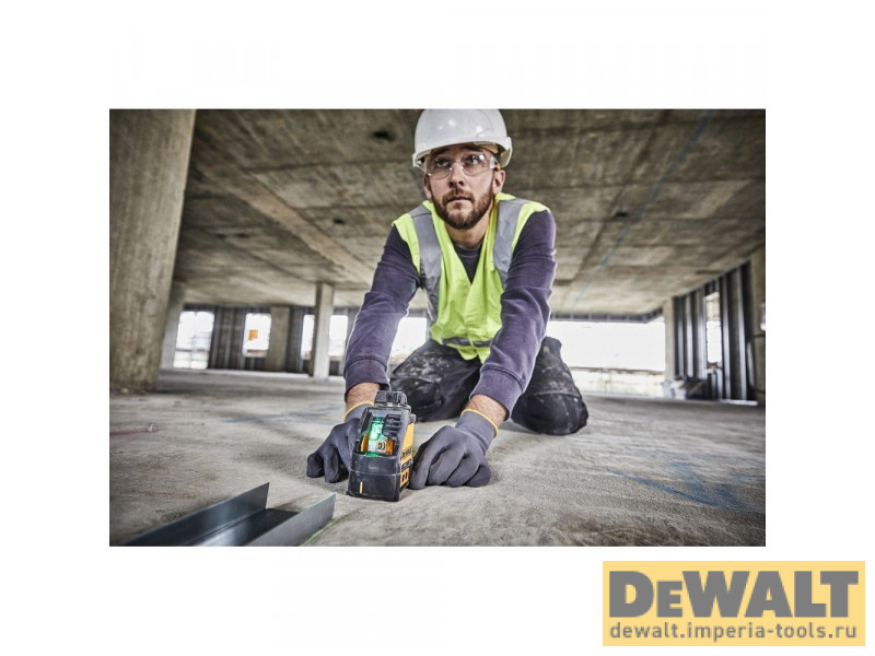 Самовыравнивающийся линейный ЗЕЛЕНЫЙ лазерный уровень DeWALT DW088CG