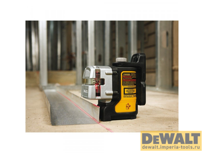 Самовыравнивающийся линейный КРАСНЫЙ лазерный уровень DeWALT DW089K