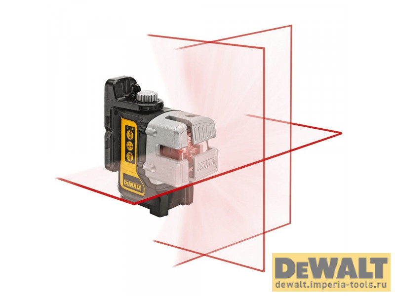 Самовыравнивающийся линейный КРАСНЫЙ лазерный уровень DeWALT DW089K